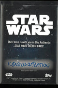 Topps Star Wars Authentic Star Wars Sketch Card Artist Signature