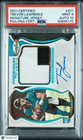 Trevor Lawrence RC Rookie Jersey PSA 9 /149 Auto 10 2021 Panini Certified