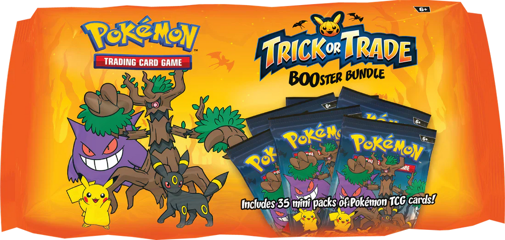 Pokémon TCG: Trick or Trade BOOster Bundle 2024 (35 mini packs)