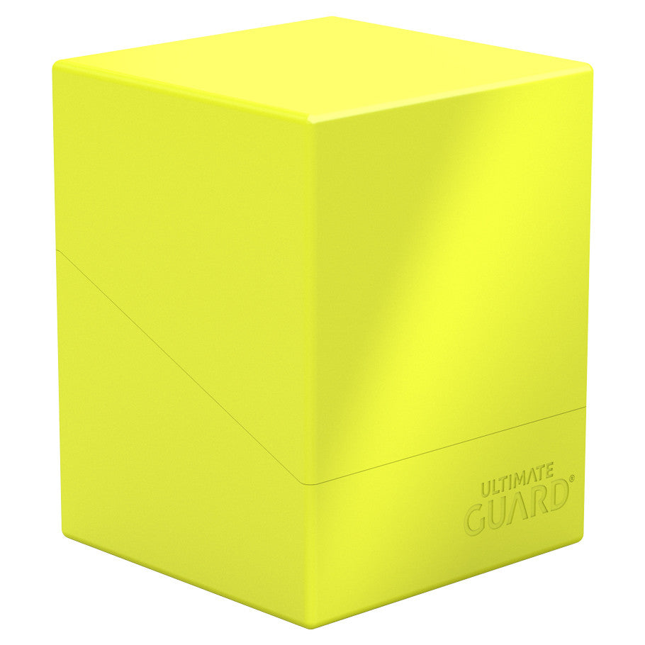 Ultimate Guard Boulder 100+ Solid Deck Case - Neon Yellow