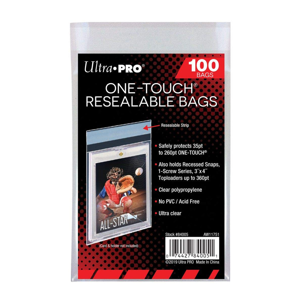 Ultra Pro ONE-Touch Resealable Bags, Multi, One Size