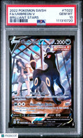 Umbreon V PSA 10 Brilliant Stars TG22/TG30 Pokemon 2022