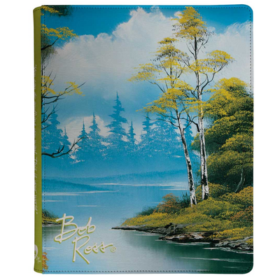 Ultra Pro Zippered PRO Binder 9-Pocket Bob Ross Lakeside Path