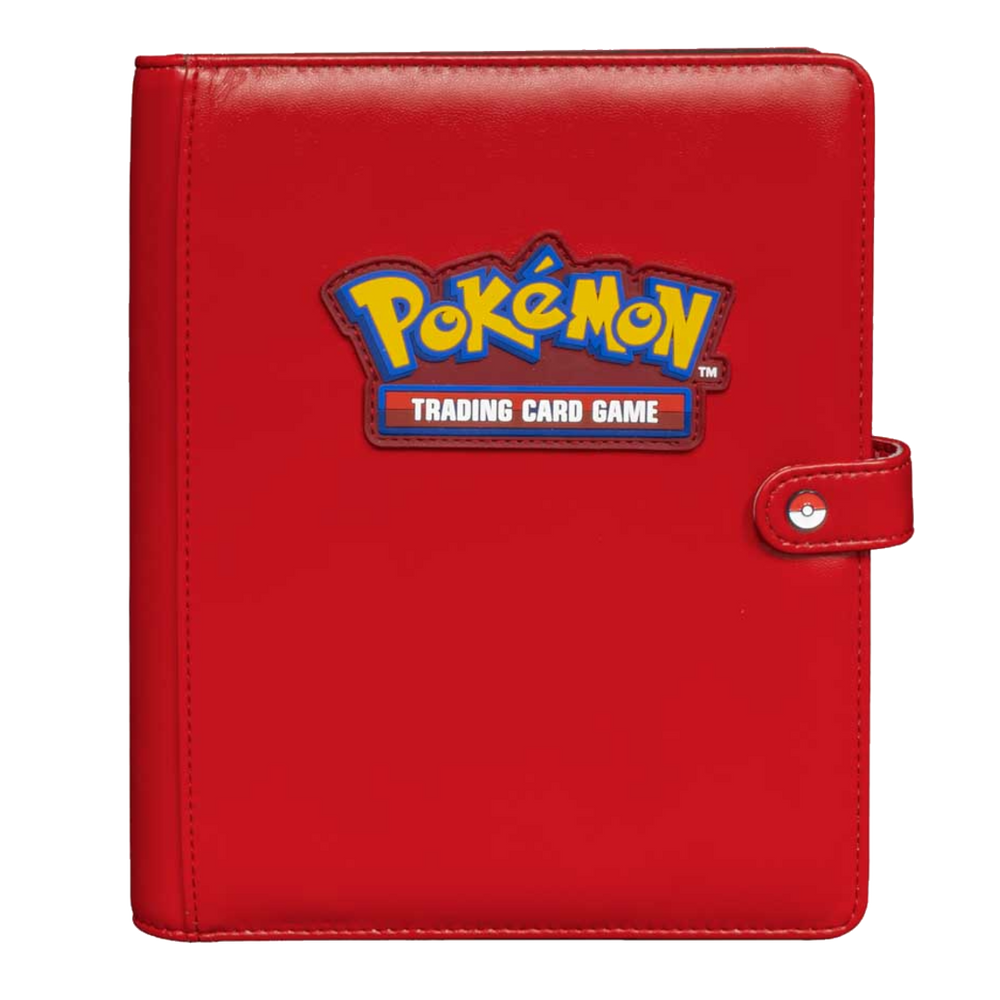 Ultra Pro Premium Snap Binder 4-Pocket Pokemon - RED