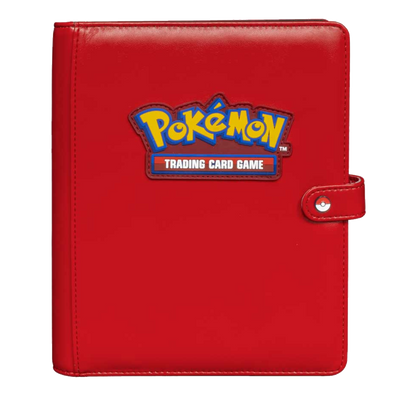 Ultra Pro Premium Snap Binder 4-Pocket Pokemon - RED