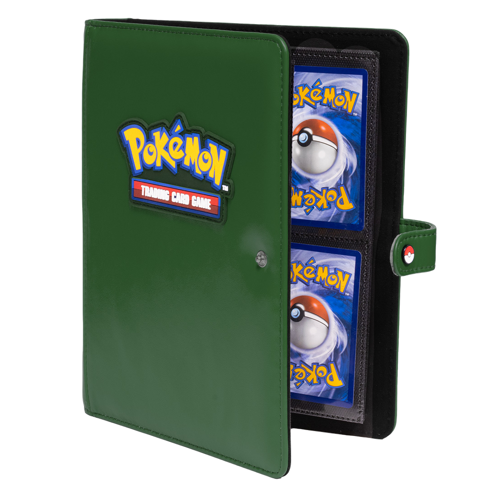 Ultra Pro Premium Snap Binder 4-Pocket Pokemon - GREEN