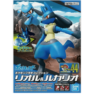 Pokemon Riolu & Lucario - Quick Build Kit - Bandai Namco