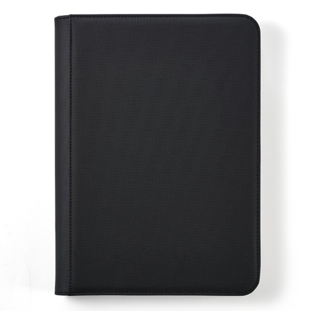 Arcane Fortress Binder: 9-Pocket- Solid Color- Black