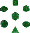 Chessex: Vortex Green/Gold 7-Die Set