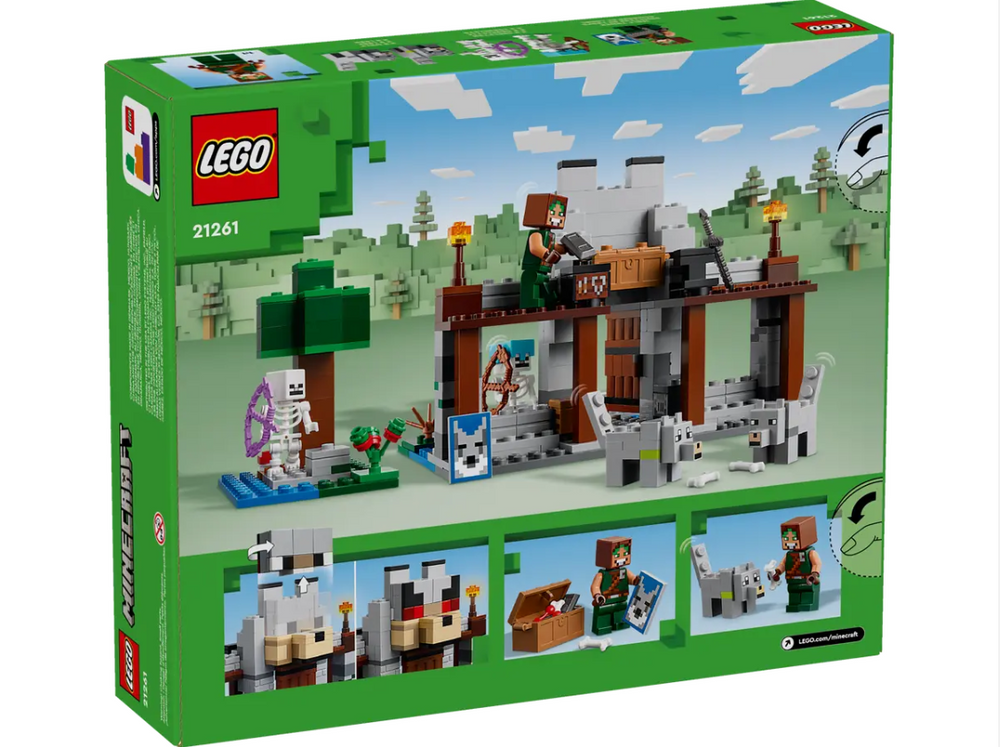 LEGO Minecraft The Wolf Stronghold Fortress Playset 21261