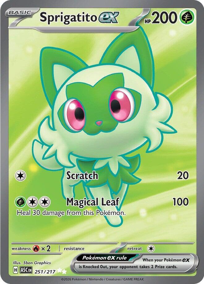 Sprigatito ex - ME: Ascended Heroes