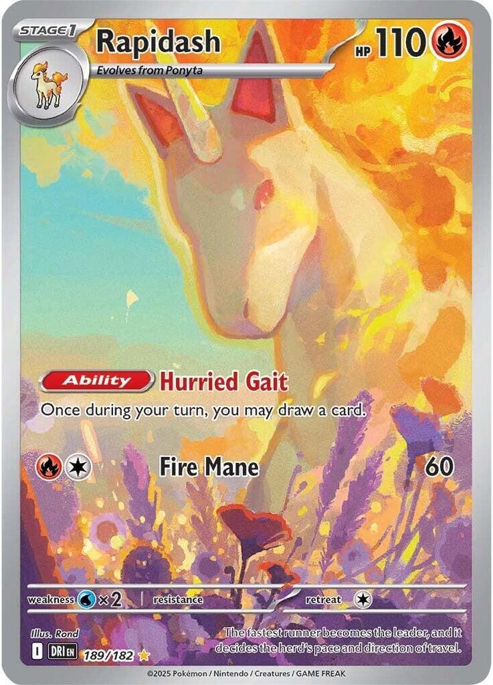 Rapidash - 189/182 - SV10: Destined Rivals