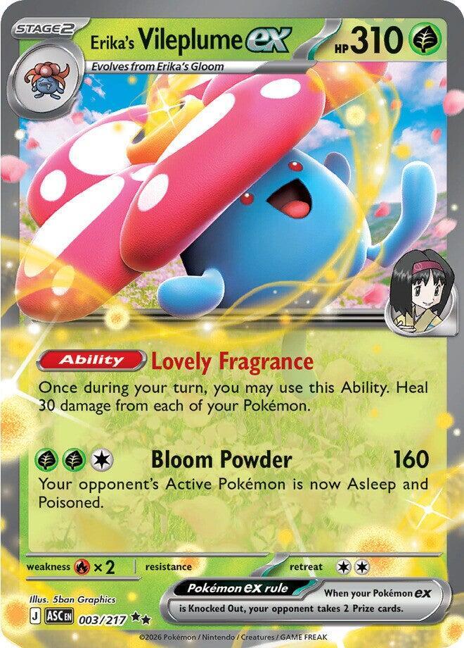 Erika's Vileplume ex - ME: Ascended Heroes