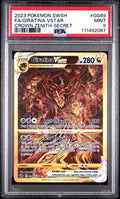 2023 POKEMON CROWN ZENITH GIRATINA VSTAR #GG69 PSA 9