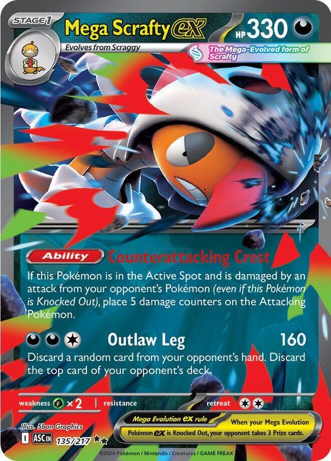 Mega Scrafty ex - 135/217 - ME: Ascended Heroes