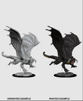 Dungeons & Dragons: Nolzur's Marvelous Unpainted Miniatures - W08 Young Black Dragon