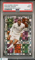 Zinedine Zidane #26 PSA 9 2003 Mundi Cromo Las Fichas De La Liga