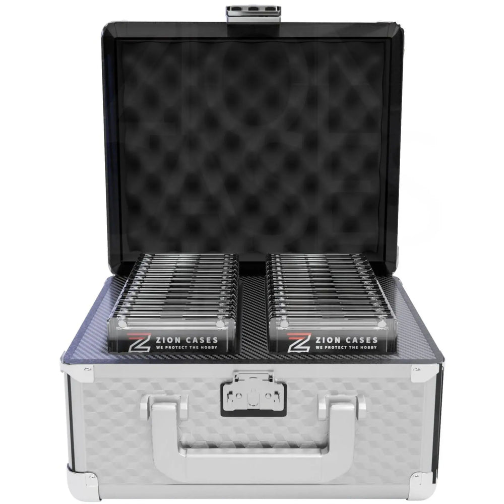 Zion Graded 2 Row Slab Case Silver Cubed