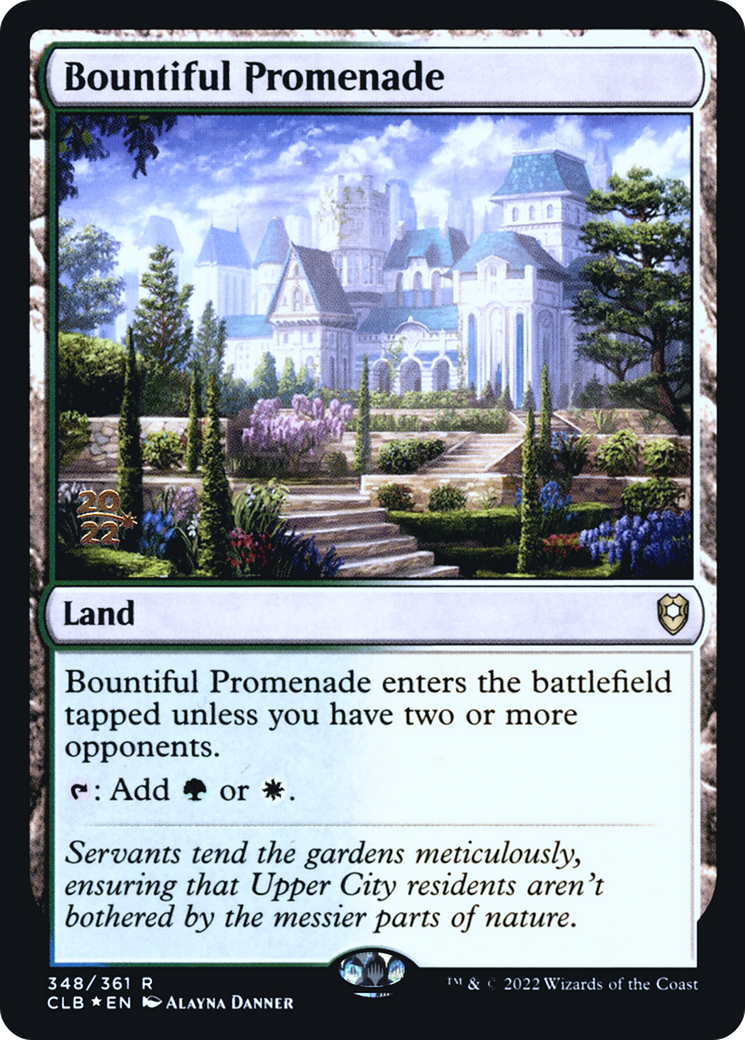 Bountiful Promenade (PRE-348S) - Battle for Baldur's Gate Promos Foil