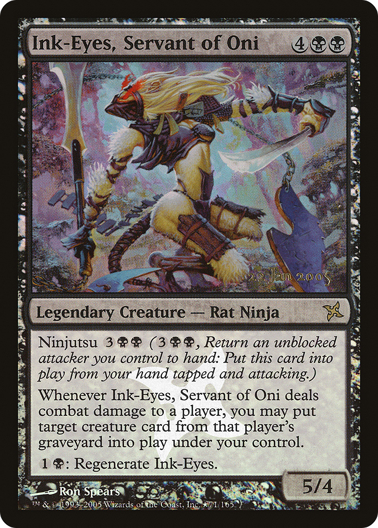 Ink-Eyes, Servant of Oni (PRE-71â˜…) - Betrayers of Kamigawa Promos Foil