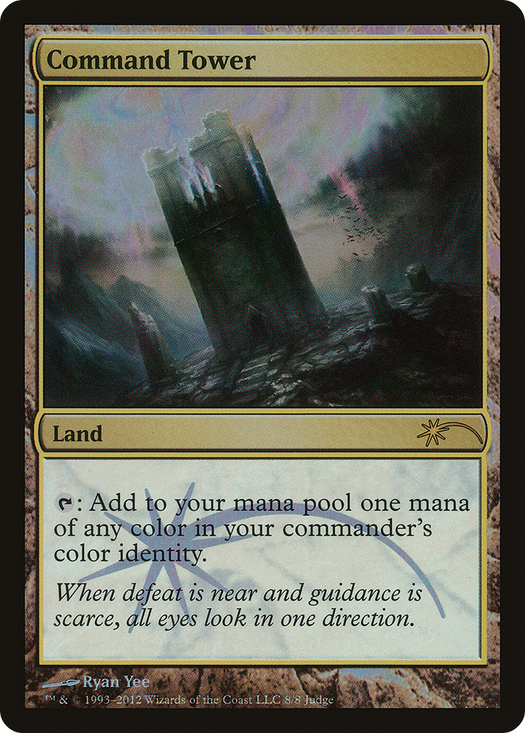 Command Tower (JDG-008) - Judge Gift Cards 2012 Foil