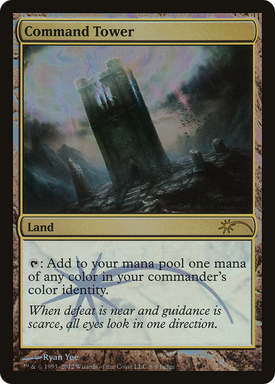 Command Tower (JDG-008) - Judge Gift Cards 2012 Foil