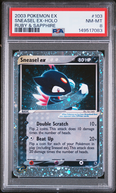 PSA 8 SNEASEL EX-HOLO RUBY & SAPPHIRE