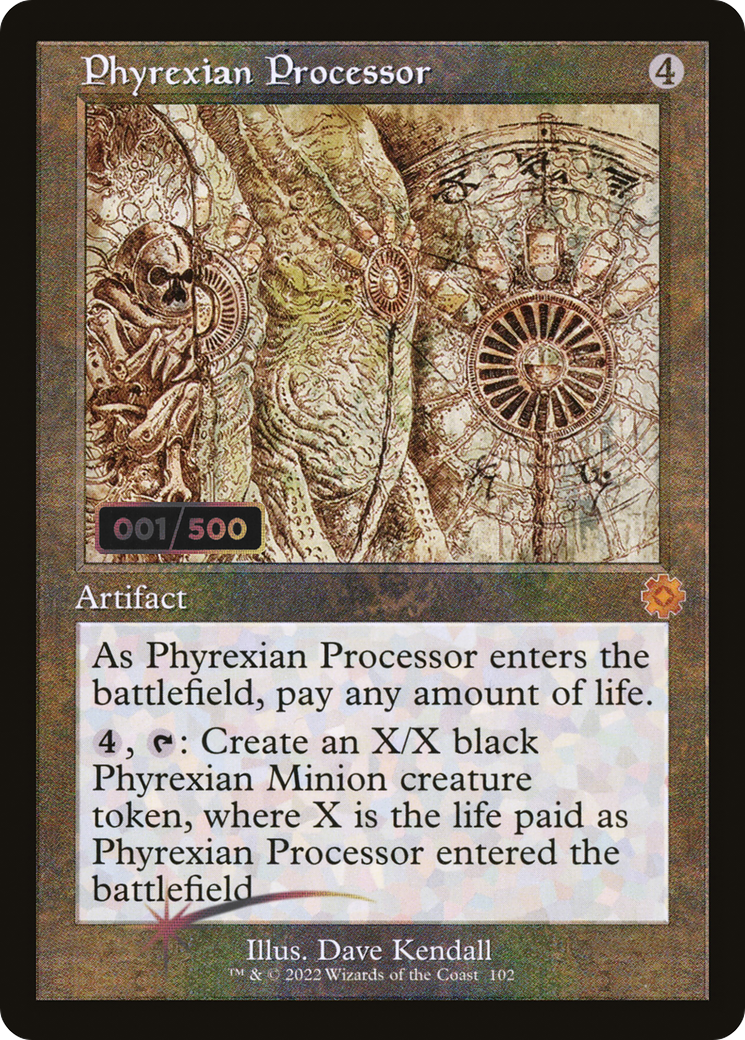 Phyrexian Processor (BRR-102Z) - The Brothers' War Retro Artifacts Foil