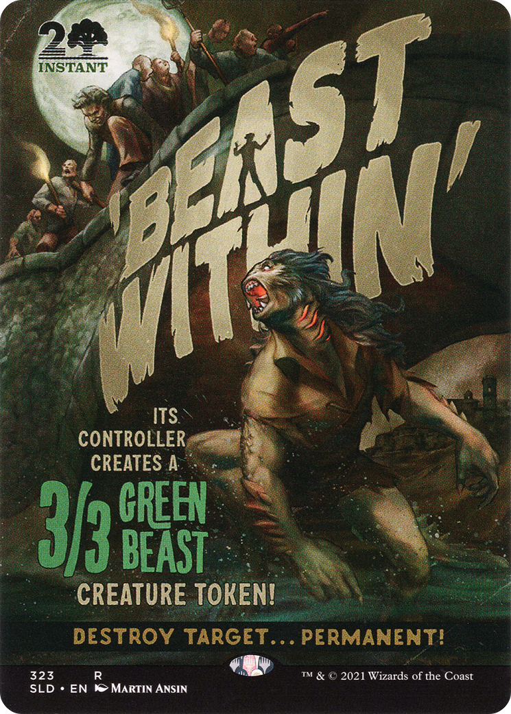 Beast Within (SLD-323) - Secret Lair Drop (Borderless) Foil