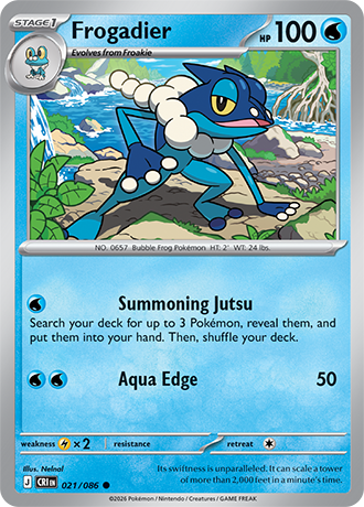 Frogadier - 021/086 - Common [me04-021] [Non-Holo]