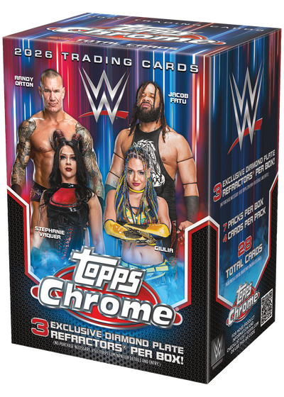 2026 Topps Chrome WWE Blaster 40 Box Case