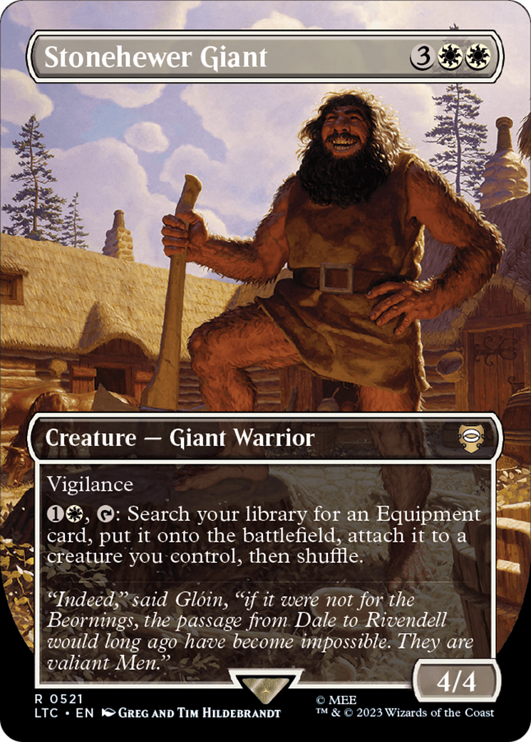 Stonehewer Giant (LTC-521) - Tales of Middle-earth Commander (Borderless) Foil