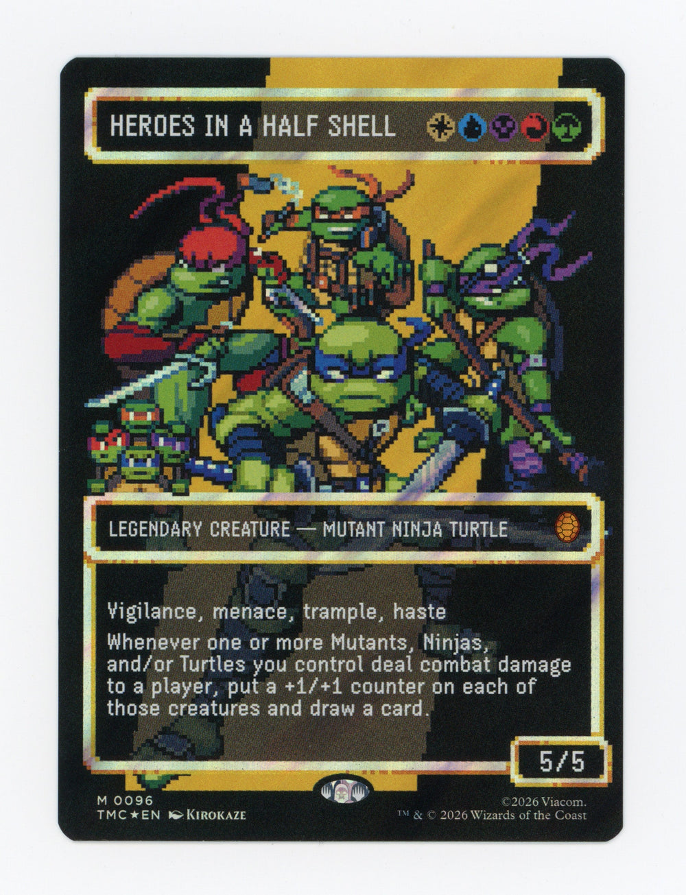 Heroes in a Half Shell — Borderless|Pixel|Surge Foil — ID 17589