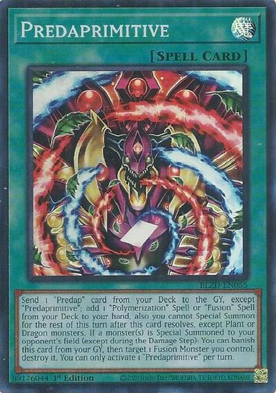 Predaprimitive - BLZD-EN055 - Super Rare - 1st Edition