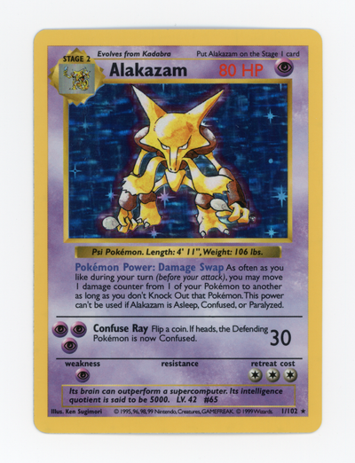 Alakazam — Rare|Shadowless|Holo — ID 16480