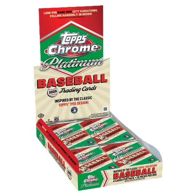 2025 Topps Chrome Platinum Baseball Hobby Box