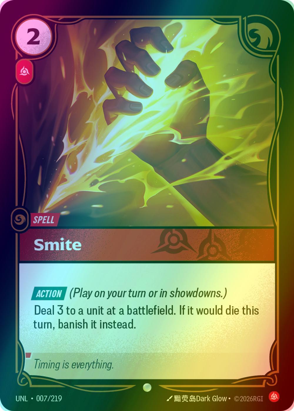 Smite - 007/219 [Unleashed] [Foil]