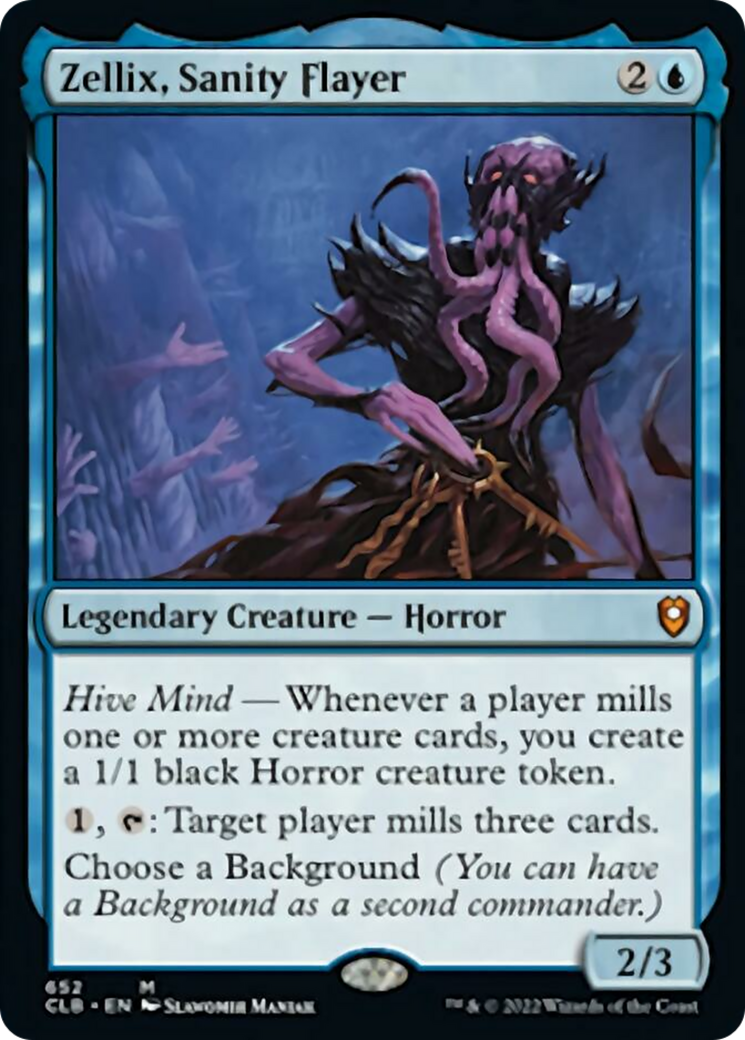 Zellix, Sanity Flayer (CLB-652) - Commander Legends: Battle for Baldur's Gate Foil