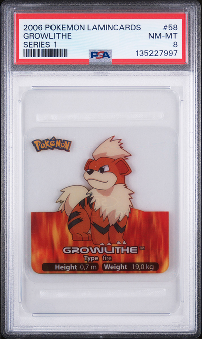 PSA 8 GROWLITHE