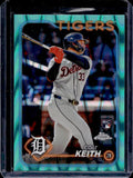 2024 Topps Chrome Colt Keith #2 Rookie Aqua Refractor /199