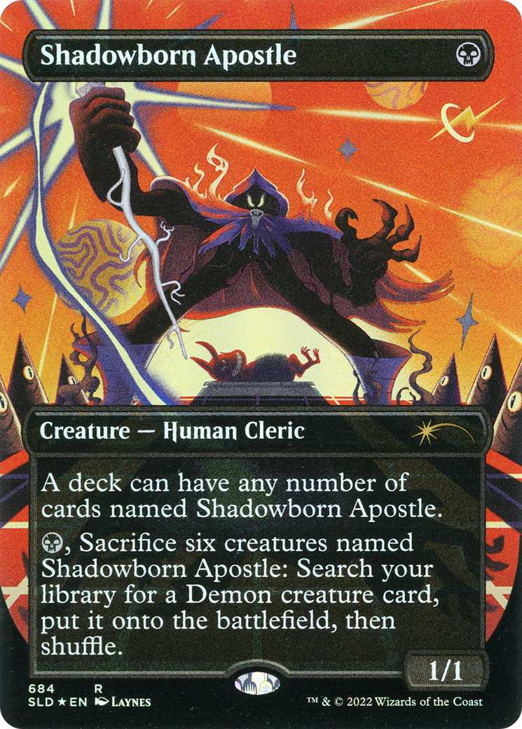 Shadowborn Apostle (SLD-684) - Secret Lair Drop (Borderless) Foil