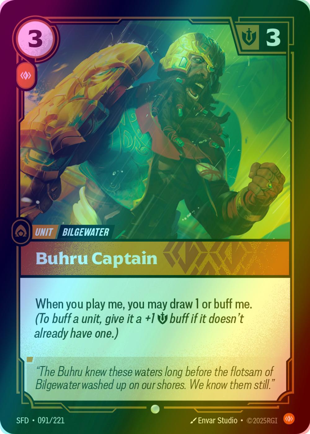 Buhru Captain - 091/221 [Spiritforged] [Foil]