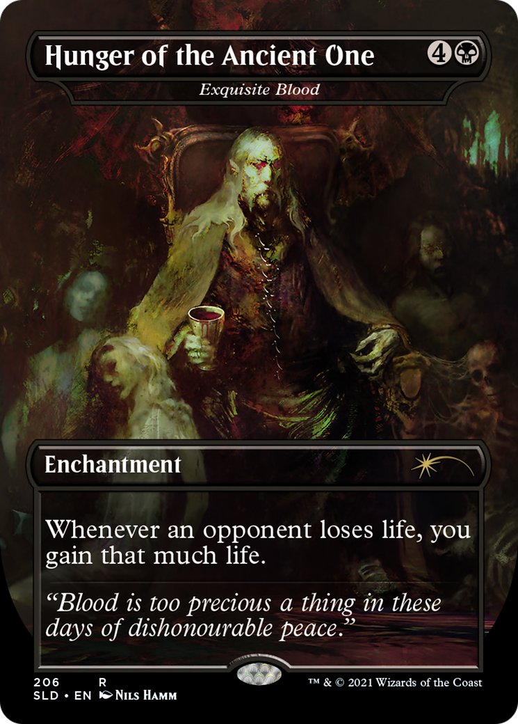 Exquisite Blood (SLD-206) - Secret Lair Drop / Hunger of the Ancient One (Borderless)