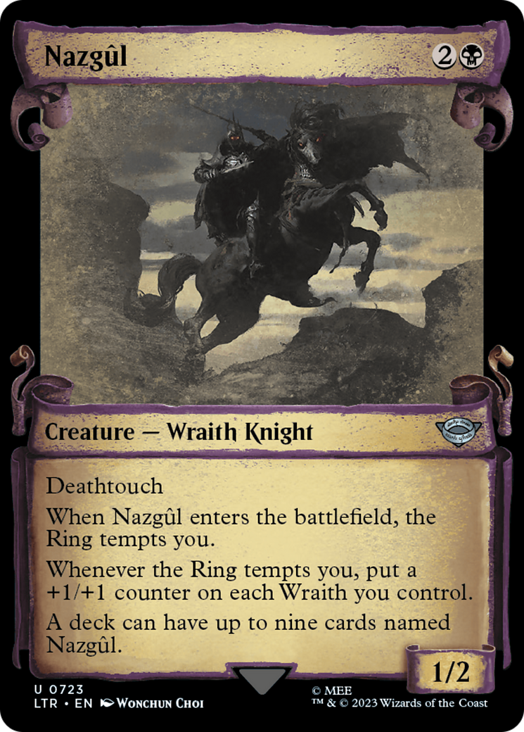 NazgÃ»l (LTR-723) - The Lord of the Rings: Tales of Middle-earth: (Showcase) Foil