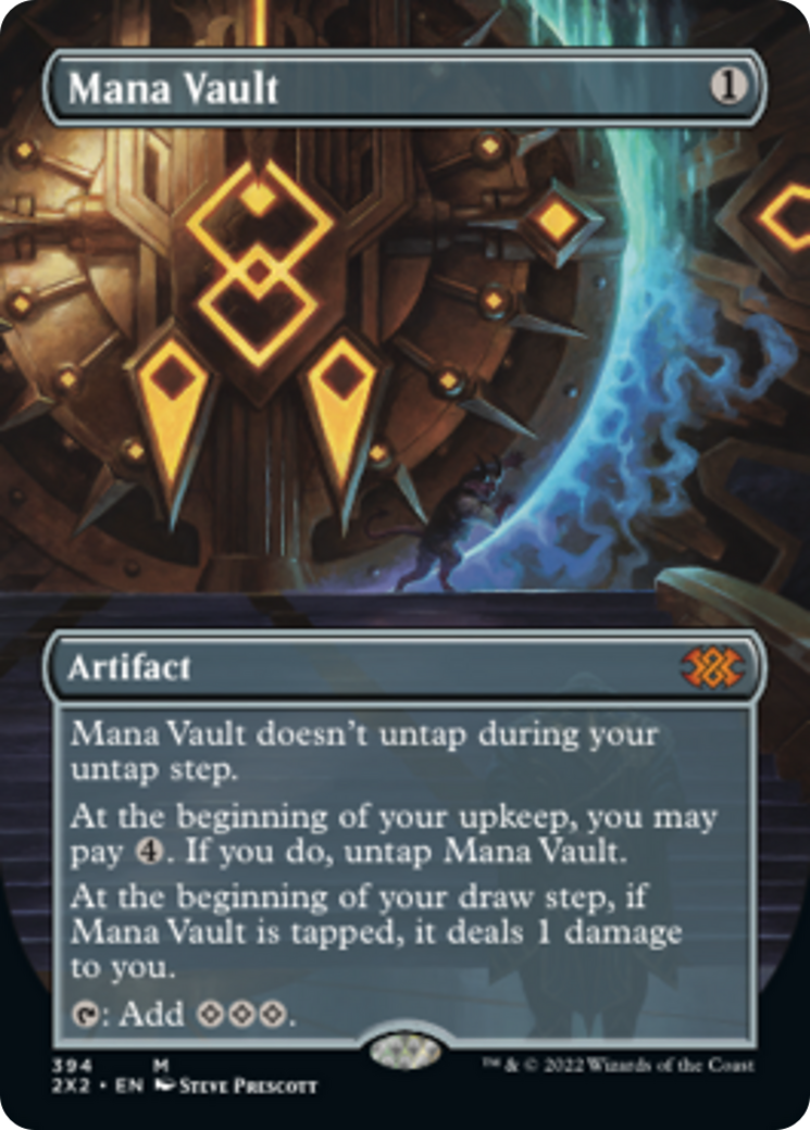 Mana Vault (2X2-394) - Double Masters 2022 (Borderless) Foil
