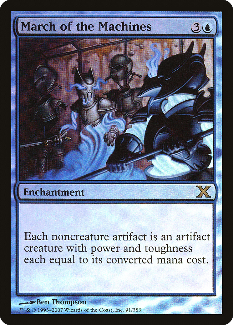 March of the Machines (10E-91â˜…) - Tenth Edition Foil
