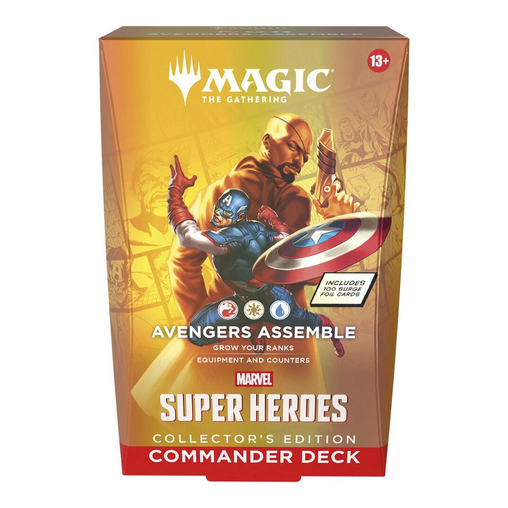 Magic the Gathering: Universes Beyond Marvel Super Heroes Commander Collector Deck - Avengers Assemble