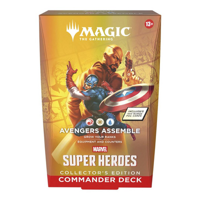 Magic the Gathering: Universes Beyond Marvel Super Heroes Commander Collector Deck - Avengers Assemble