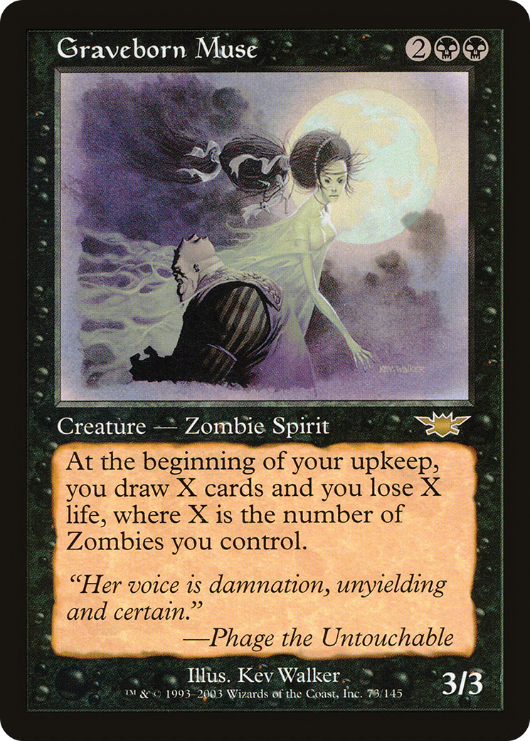 Graveborn Muse (LGN-073) - Legions Foil