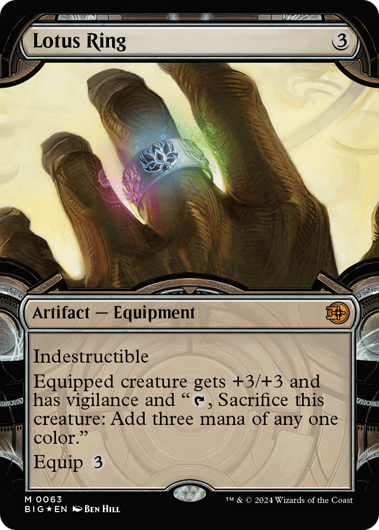 Lotus Ring (BIG-063) - The Big Score: (Showcase) Foil